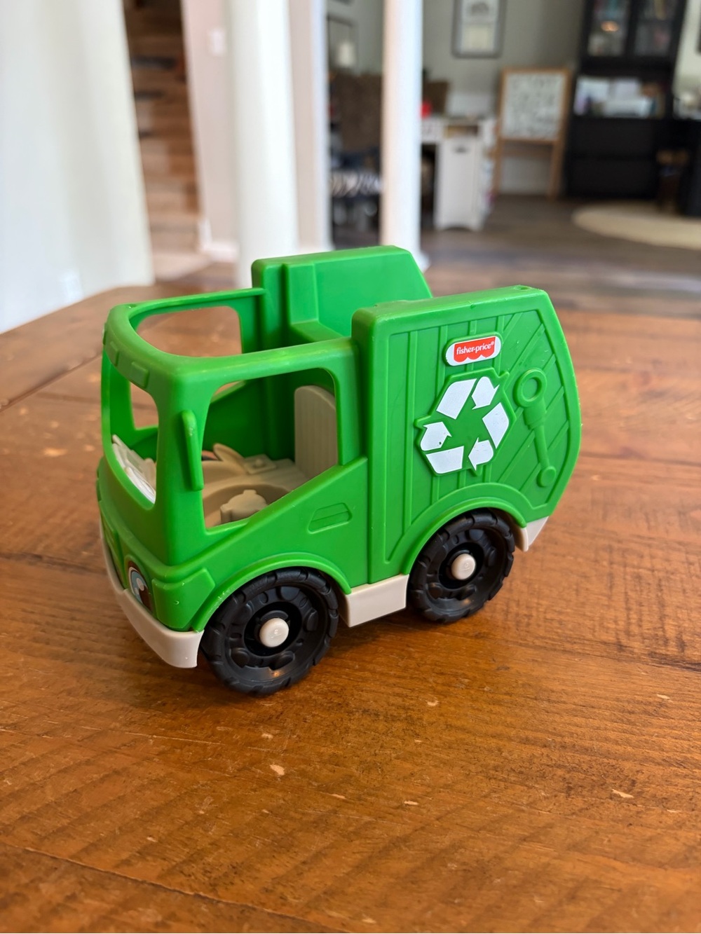 Fisher Price Little People recycling truck as is
